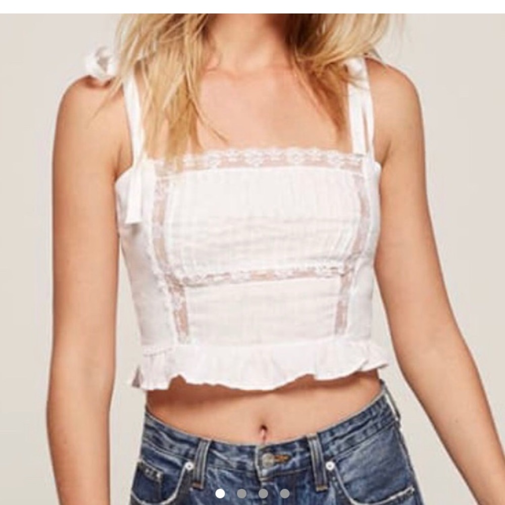 white reformation tank